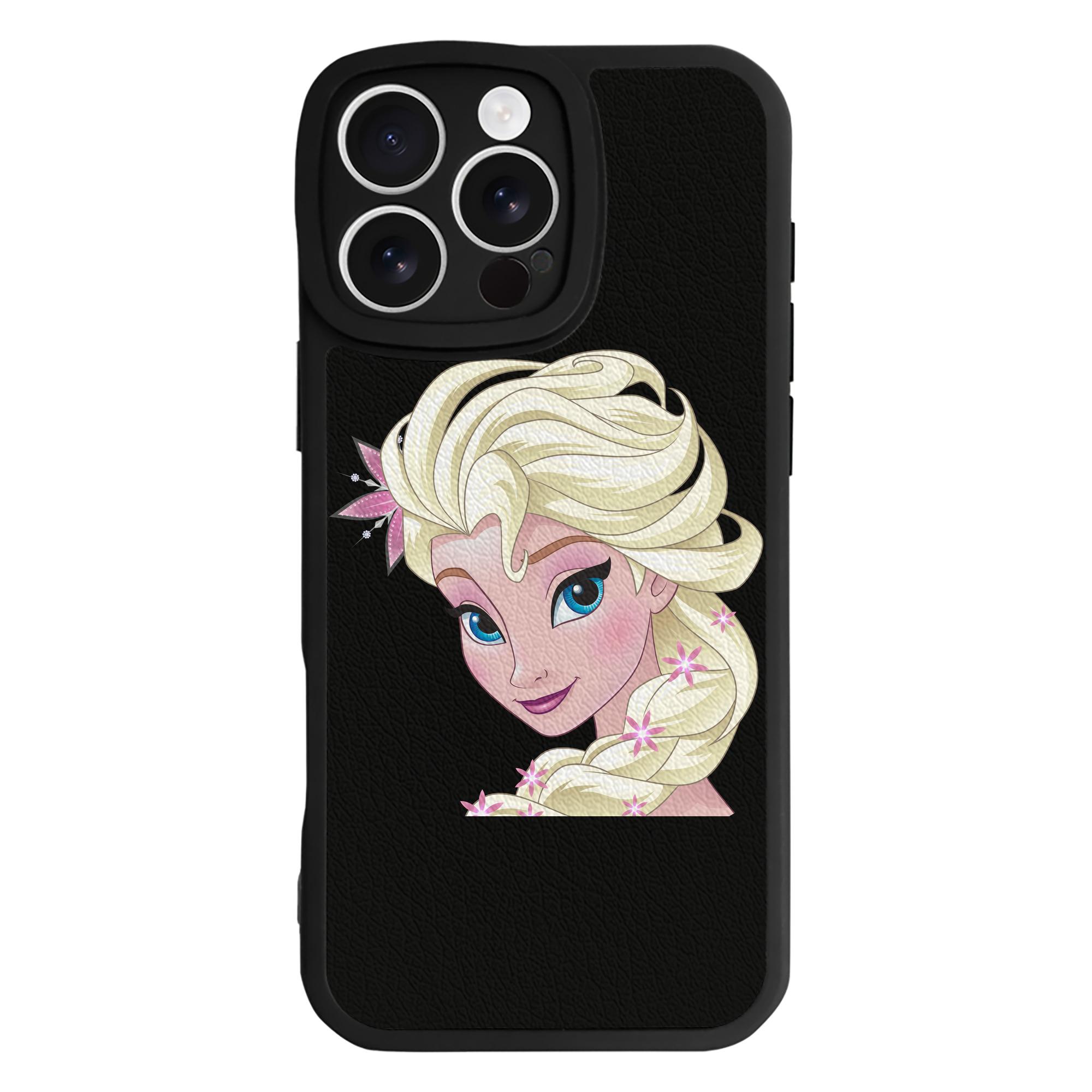 （画像用） アナと雪の女王 アンナ エルサ Frozen Anna Elsa 【iPhone 16シリーズ対応】シリコンスマホケース（レザー調） 材質：シリコン